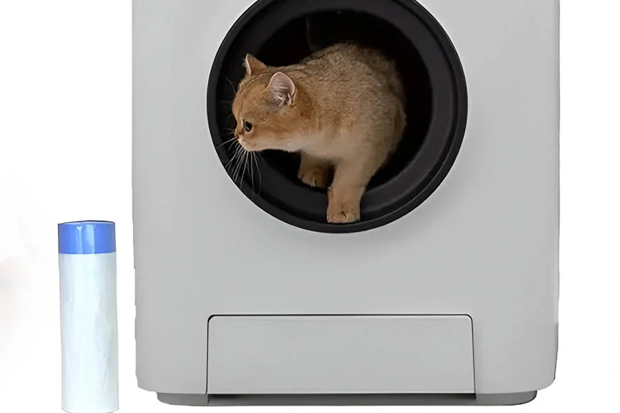 auto scoop litter box