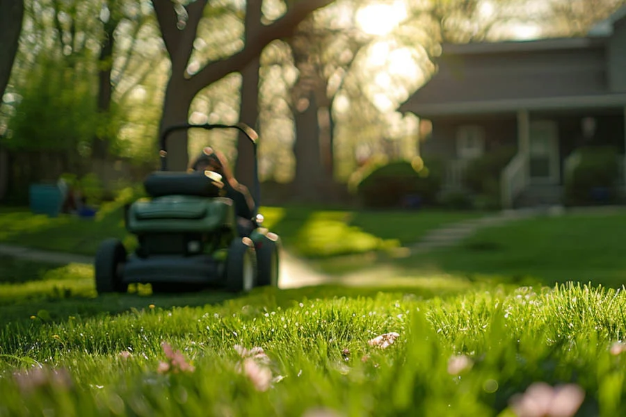 small battery lawn mower